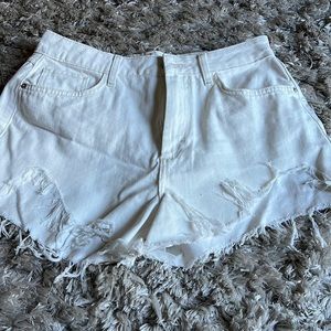 these are white jean shorts brand new only worn them once